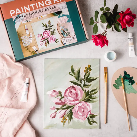 Abstract Rose Painting Kit