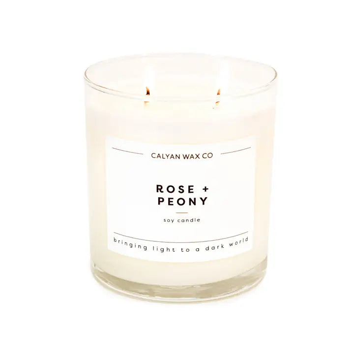 Rose Peony Candle