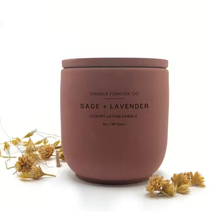 Sage & Lavender Lotion Candle