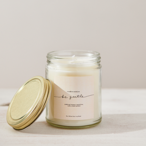 be gentle candle for self-care gift